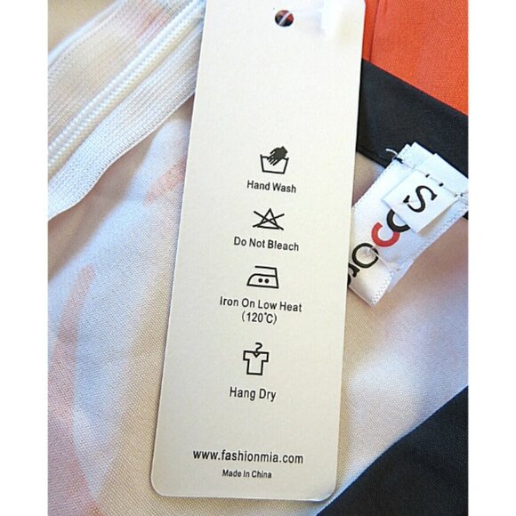 OC Order Plus White Orange Jumpsuit SZ S - Picture 5 of 6